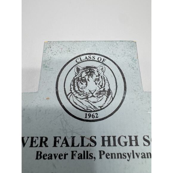 1995 Beaver Falls High School PA Wood Shelf Sitter Hometowne Collectible READ - Picture 5 of 9